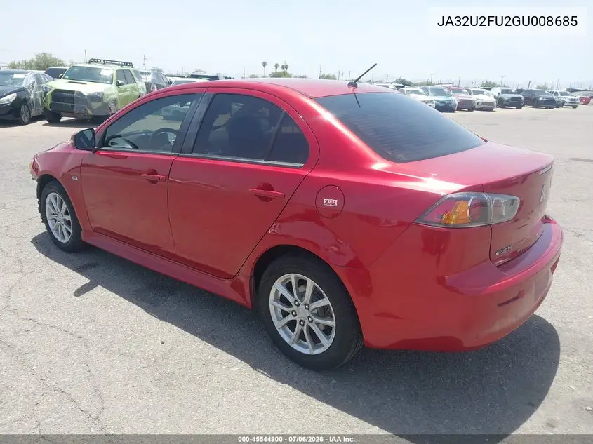 2016 Mitsubishi Lancer Es VIN: JA32U2FU2GU008685 Lot: 45544900