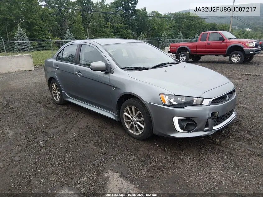 2016 Mitsubishi Lancer Es VIN: JA32U2FU8GU007217 Lot: 45567389