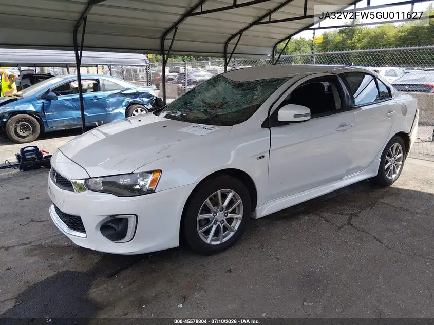 2016 Mitsubishi Lancer Es VIN: JA32V2FW5GU011627 Lot: 45578804