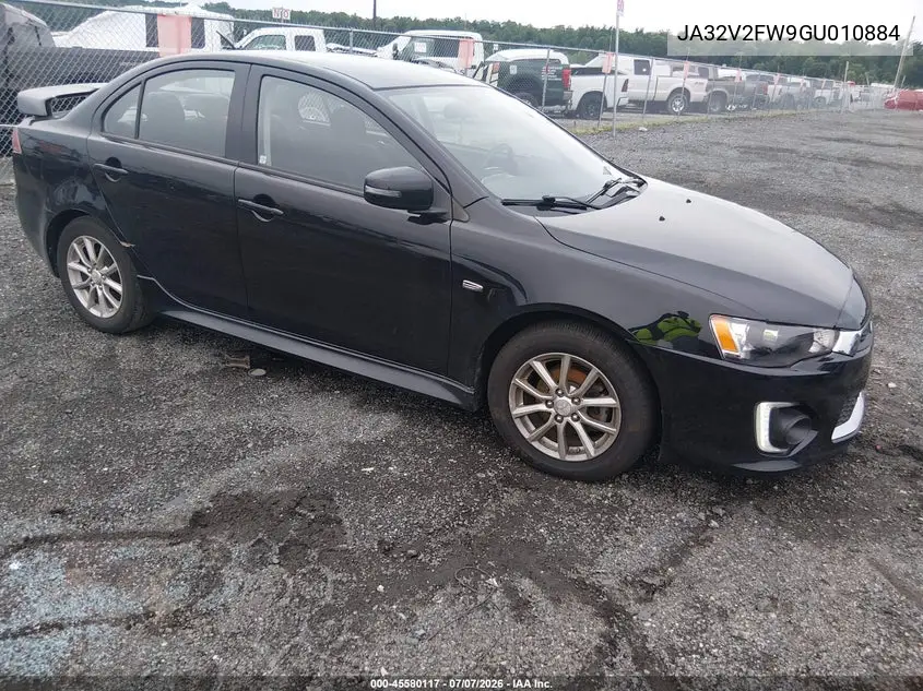 2016 Mitsubishi Lancer Es VIN: JA32V2FW9GU010884 Lot: 45580117