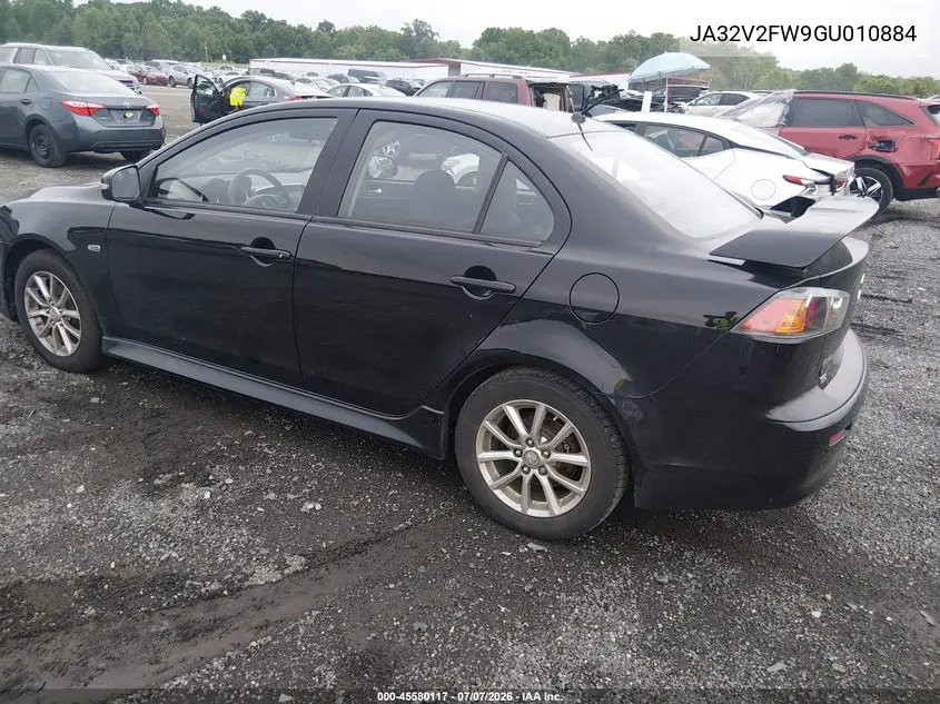 2016 Mitsubishi Lancer Es VIN: JA32V2FW9GU010884 Lot: 45580117
