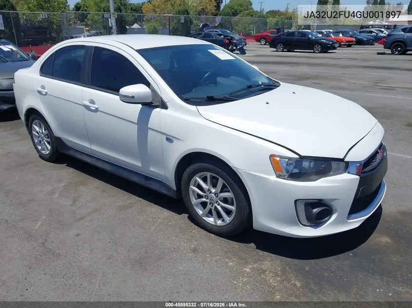 2016 Mitsubishi Lancer Es VIN: JA32U2FU4GU001897 Lot: 45595332
