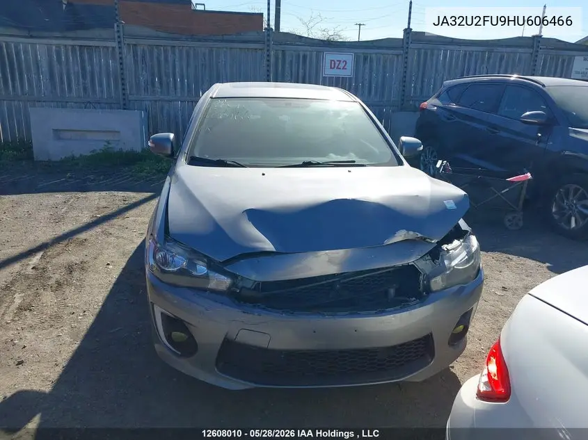 2017 Mitsubishi Lancer Es/Se Anniversary Edition/Se Black Edition/Se Ltd VIN: JA32U2FU9HU606466 Lot: 12608010