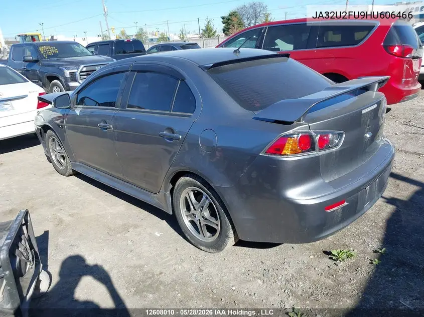 2017 Mitsubishi Lancer Es/Se Anniversary Edition/Se Black Edition/Se Ltd VIN: JA32U2FU9HU606466 Lot: 12608010