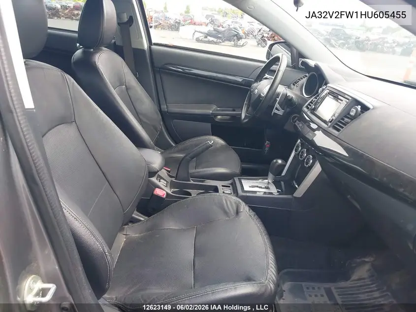 2017 Mitsubishi Lancer Es/Gts/Se Anniversary Edition/Se Black Edition/Se Ltd VIN: JA32V2FW1HU605455 Lot: 12623149X