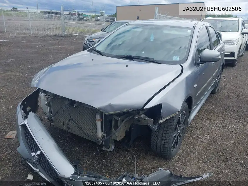 2017 Mitsubishi Lancer Es VIN: JA32U2FU8HU602506 Lot: 12637405