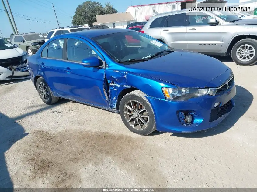JA32U2FUXHU008838 2017 Mitsubishi Lancer Es