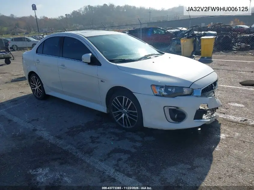 JA32V2FW9HU006125 2017 Mitsubishi Lancer Es/Se/Sel