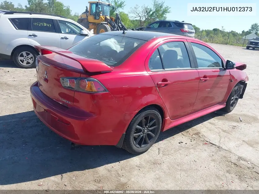 2017 Mitsubishi Lancer Le VIN: JA32U2FU1HU012373 Lot: 45234892