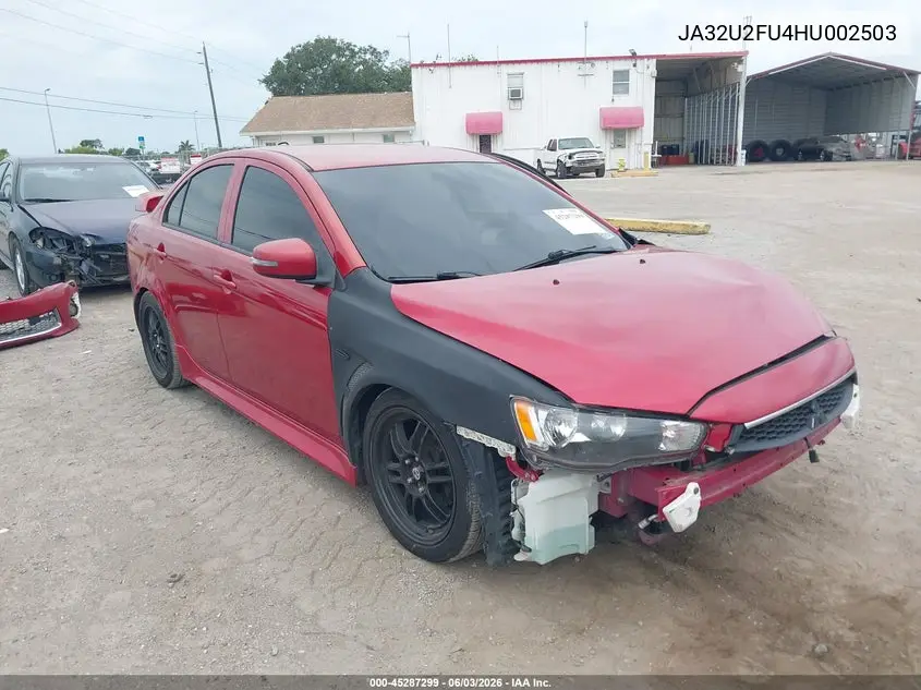 2017 Mitsubishi Lancer Es VIN: JA32U2FU4HU002503 Lot: 45287299