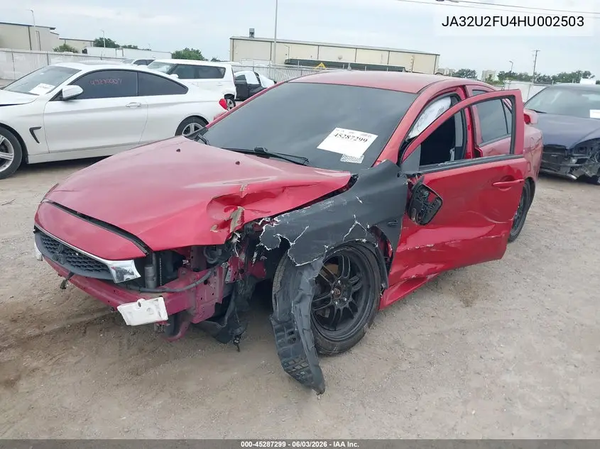2017 Mitsubishi Lancer Es VIN: JA32U2FU4HU002503 Lot: 45287299