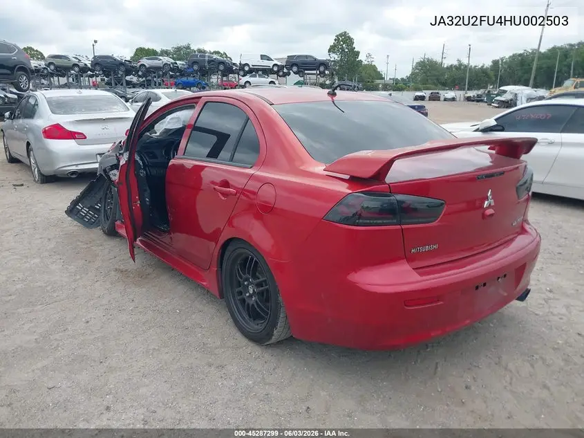 2017 Mitsubishi Lancer Es VIN: JA32U2FU4HU002503 Lot: 45287299