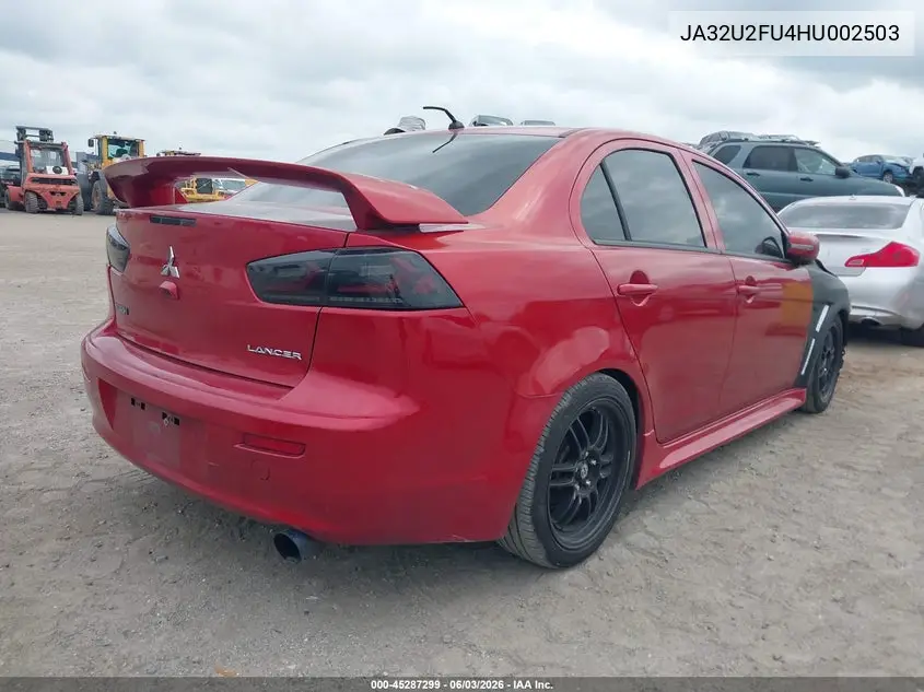 2017 Mitsubishi Lancer Es VIN: JA32U2FU4HU002503 Lot: 45287299