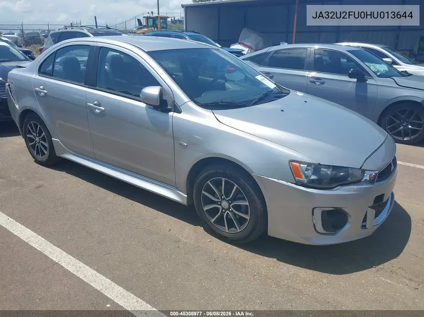 2017 Mitsubishi Lancer Es VIN: JA32U2FU0HU013644 Lot: 45308977