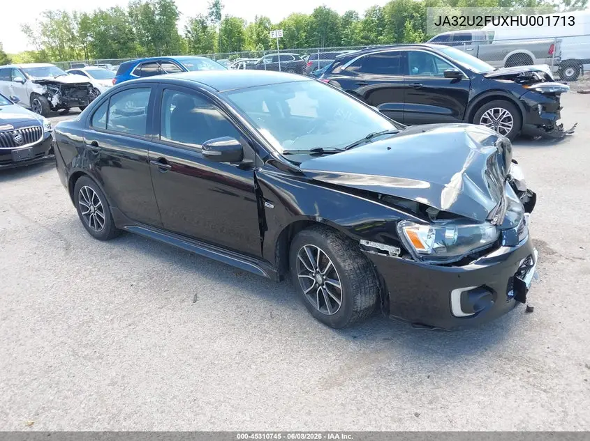 2017 Mitsubishi Lancer Es VIN: JA32U2FUXHU001713 Lot: 45310745