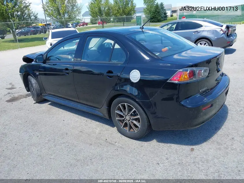 2017 Mitsubishi Lancer Es VIN: JA32U2FUXHU001713 Lot: 45310745