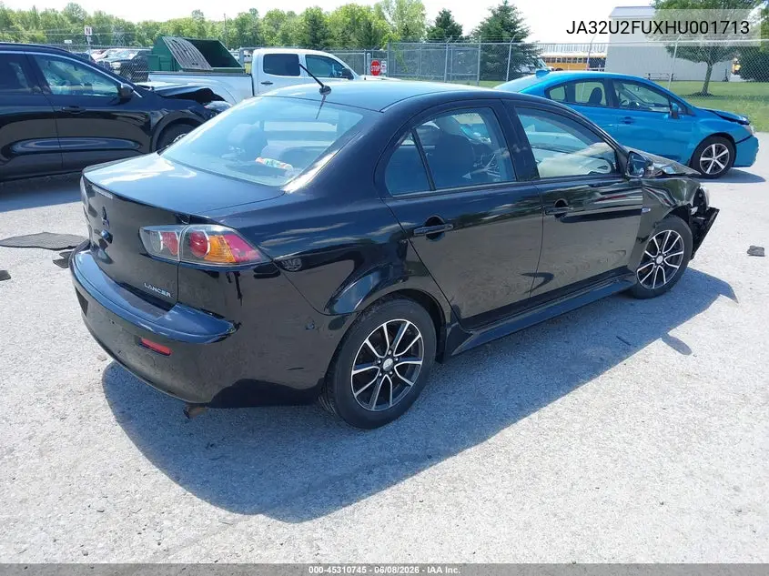 2017 Mitsubishi Lancer Es VIN: JA32U2FUXHU001713 Lot: 45310745
