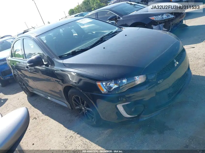 2017 Mitsubishi Lancer Le VIN: JA32U2FU3HU011533 Lot: 45487370