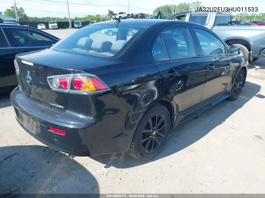 2017 Mitsubishi Lancer Le VIN: JA32U2FU3HU011533 Lot: 45487370