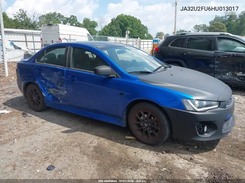 2017 Mitsubishi Lancer Le VIN: JA32U2FU6HU013017 Lot: 45498844