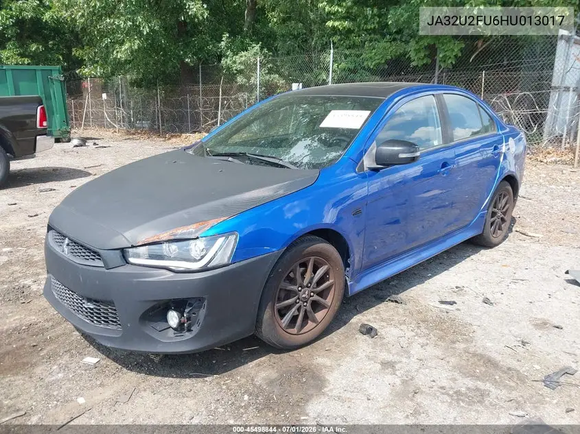 2017 Mitsubishi Lancer Le VIN: JA32U2FU6HU013017 Lot: 45498844