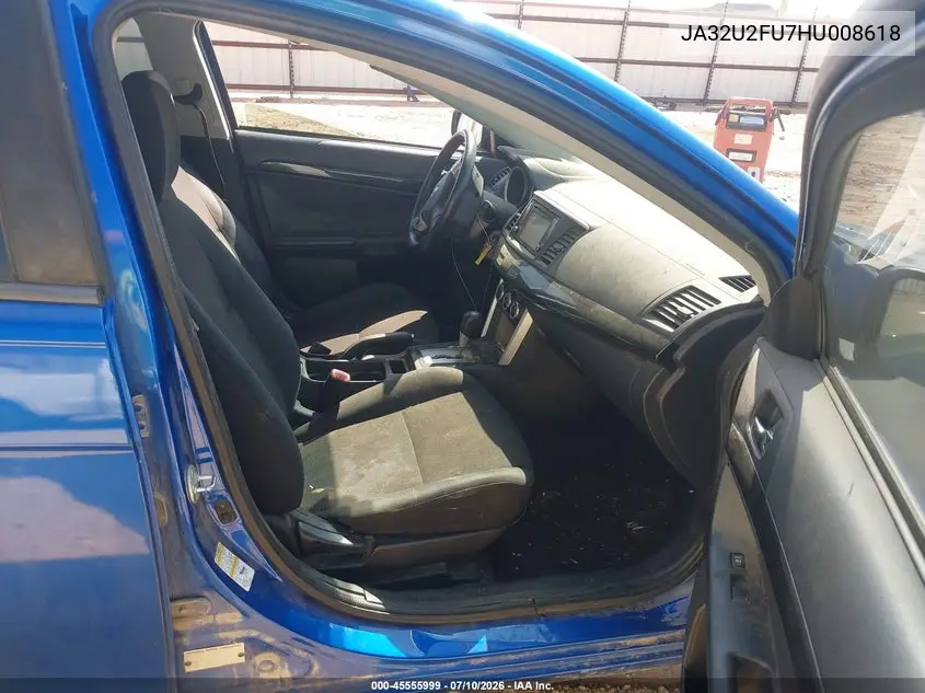 2017 Mitsubishi Lancer Es VIN: JA32U2FU7HU008618 Lot: 45555999