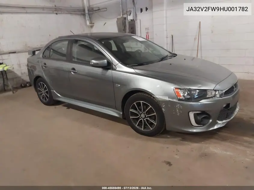 2017 Mitsubishi Lancer Es VIN: JA32V2FW9HU001782 Lot: 45588498