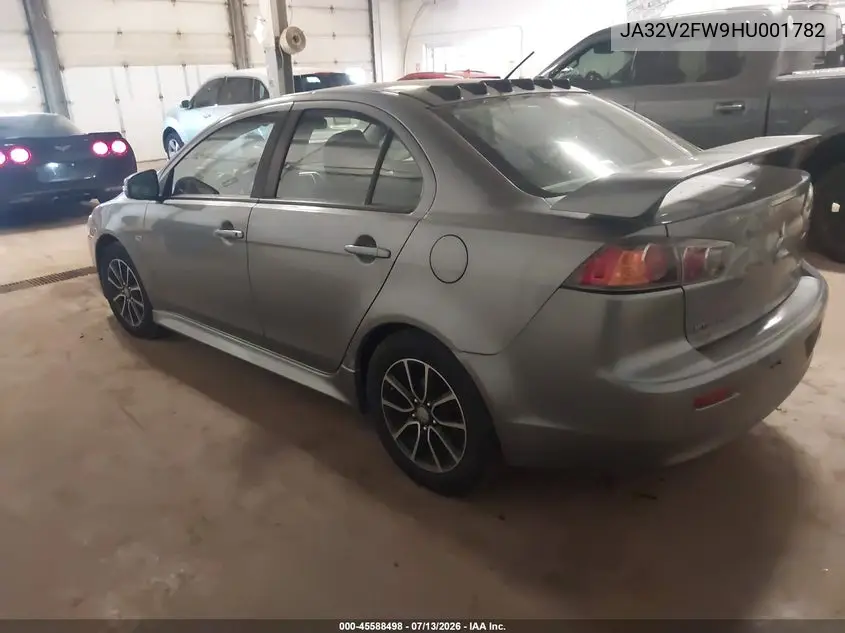 2017 Mitsubishi Lancer Es VIN: JA32V2FW9HU001782 Lot: 45588498