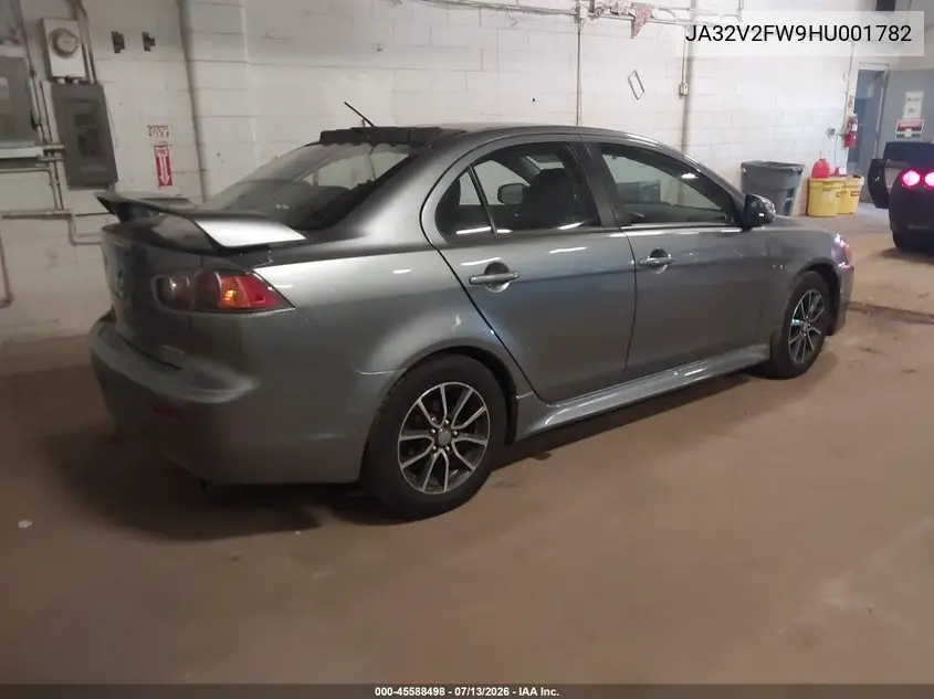 2017 Mitsubishi Lancer Es VIN: JA32V2FW9HU001782 Lot: 45588498