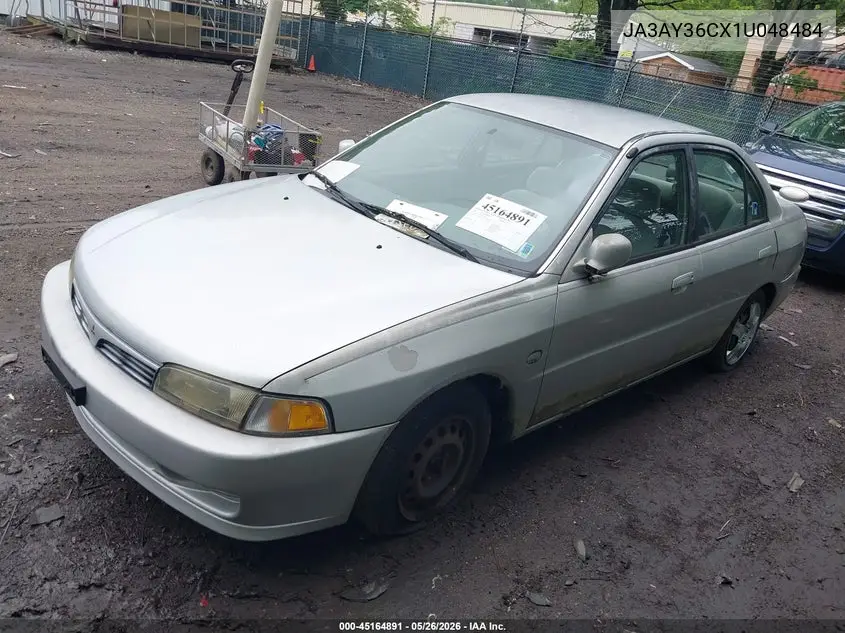 2001 Mitsubishi Mirage Ls VIN: JA3AY36CX1U048484 Lot: 45164891