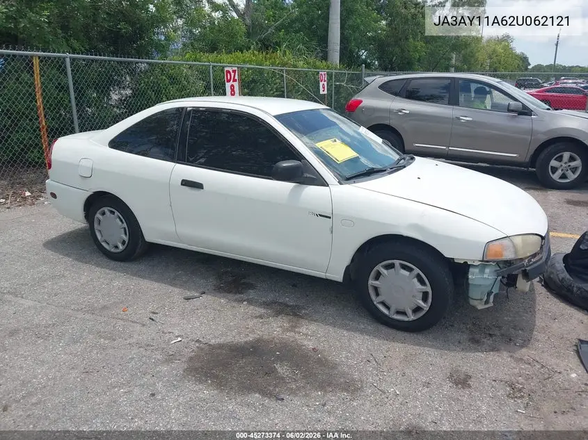 2002 Mitsubishi Mirage De VIN: JA3AY11A62U062121 Lot: 45273374