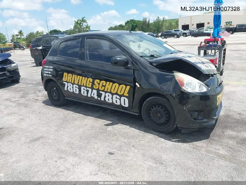 2014 Mitsubishi Mirage De VIN: ML32A3HJ1EH007328 Lot: 45359831