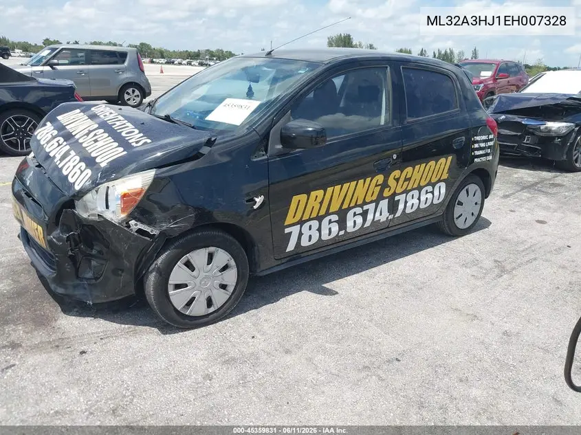2014 Mitsubishi Mirage De VIN: ML32A3HJ1EH007328 Lot: 45359831