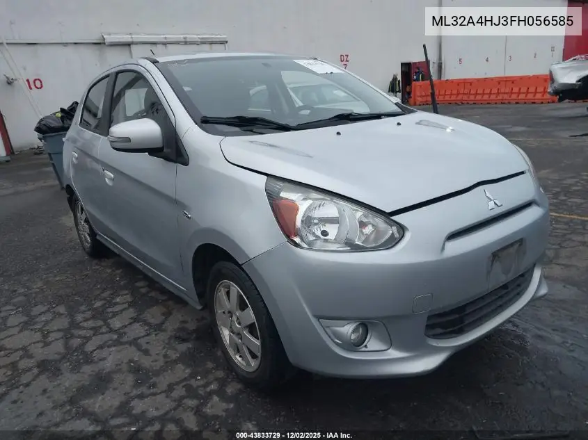 ML32A4HJ3FH056585 2015 Mitsubishi Mirage Es