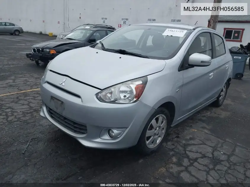 ML32A4HJ3FH056585 2015 Mitsubishi Mirage Es