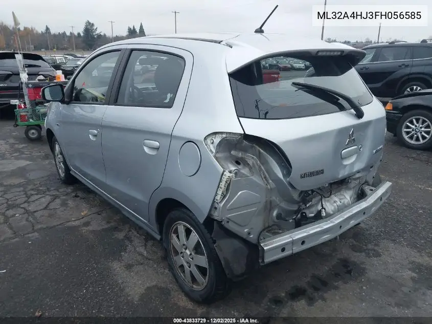 ML32A4HJ3FH056585 2015 Mitsubishi Mirage Es