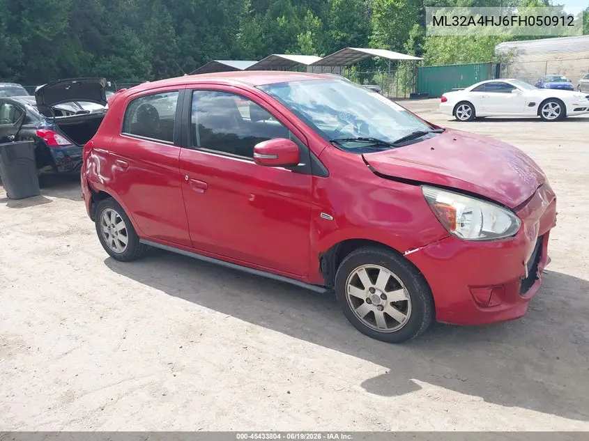 2015 Mitsubishi Mirage Es VIN: ML32A4HJ6FH050912 Lot: 45433804