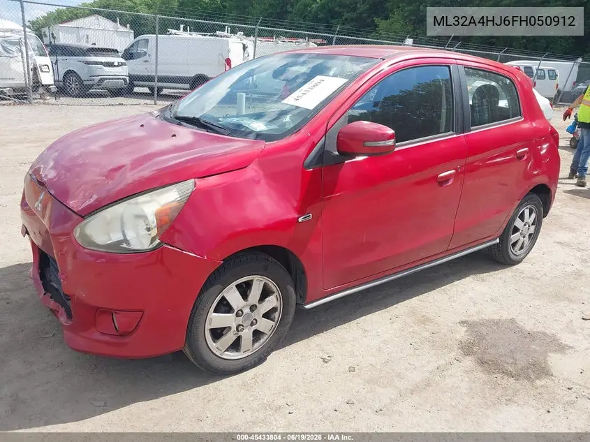2015 Mitsubishi Mirage Es VIN: ML32A4HJ6FH050912 Lot: 45433804