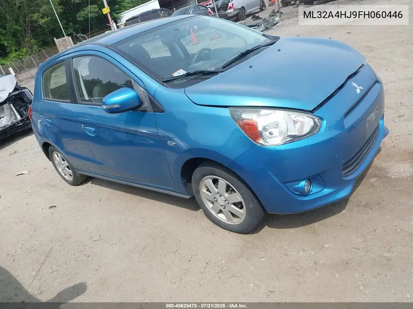 2015 Mitsubishi Mirage Es VIN: ML32A4HJ9FH060446 Lot: 45625470