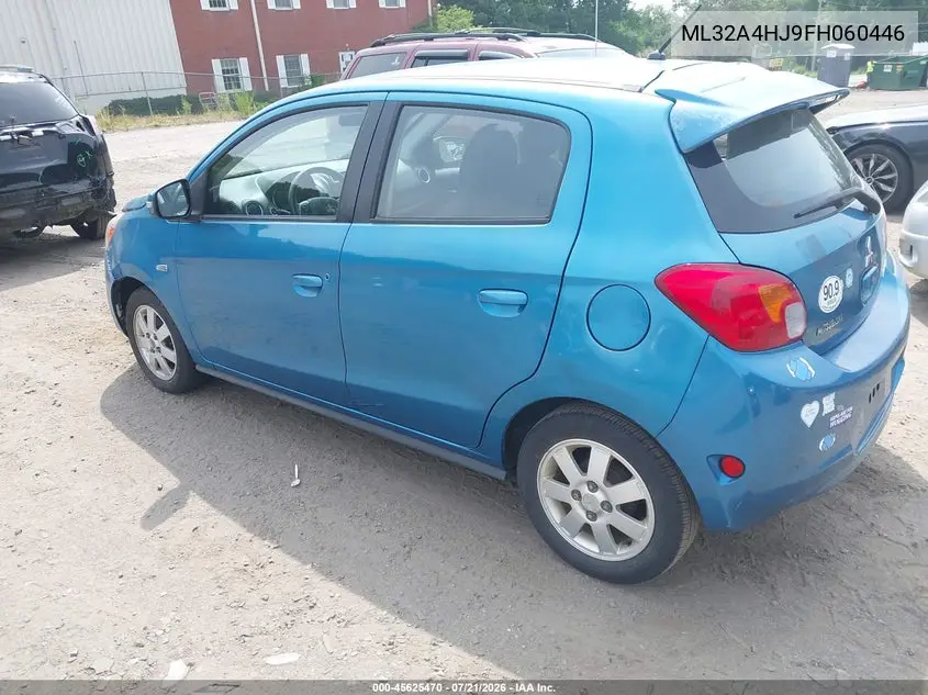 2015 Mitsubishi Mirage Es VIN: ML32A4HJ9FH060446 Lot: 45625470