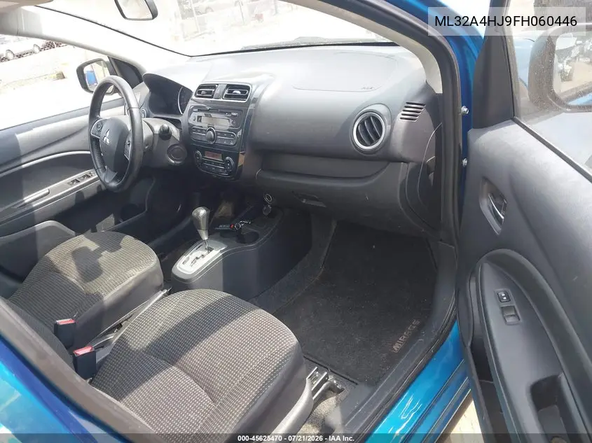 2015 Mitsubishi Mirage Es VIN: ML32A4HJ9FH060446 Lot: 45625470