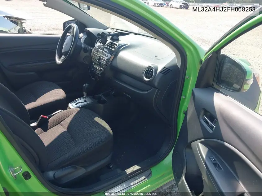 2015 Mitsubishi Mirage Es VIN: ML32A4HJ2FH008253 Lot: 45674743