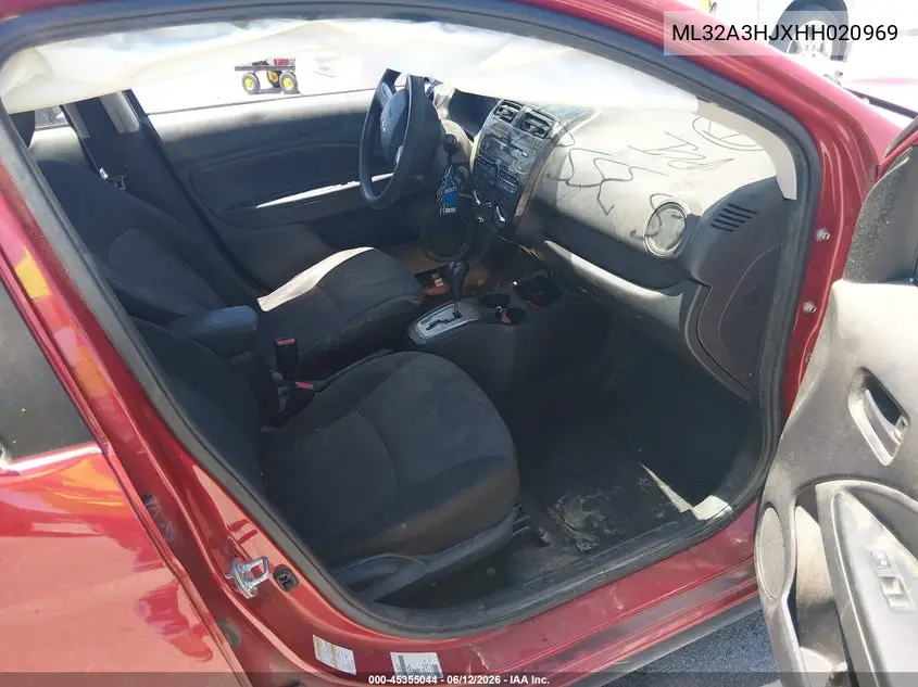 2017 Mitsubishi Mirage Es VIN: ML32A3HJXHH020969 Lot: 45355044