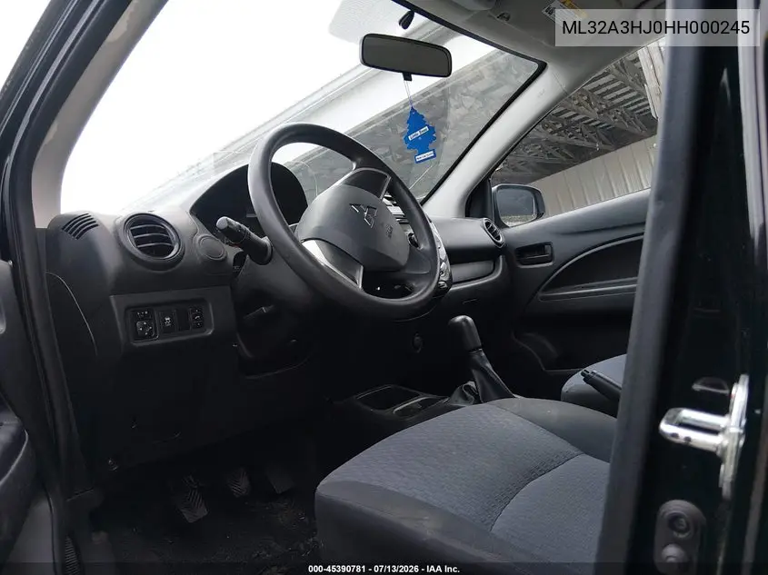 2017 Mitsubishi Mirage Es VIN: ML32A3HJ0HH000245 Lot: 45390781