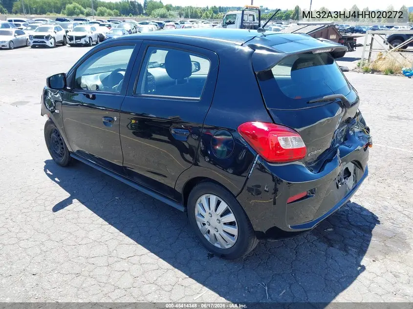 2017 Mitsubishi Mirage Es VIN: ML32A3HJ4HH020272 Lot: 45414348