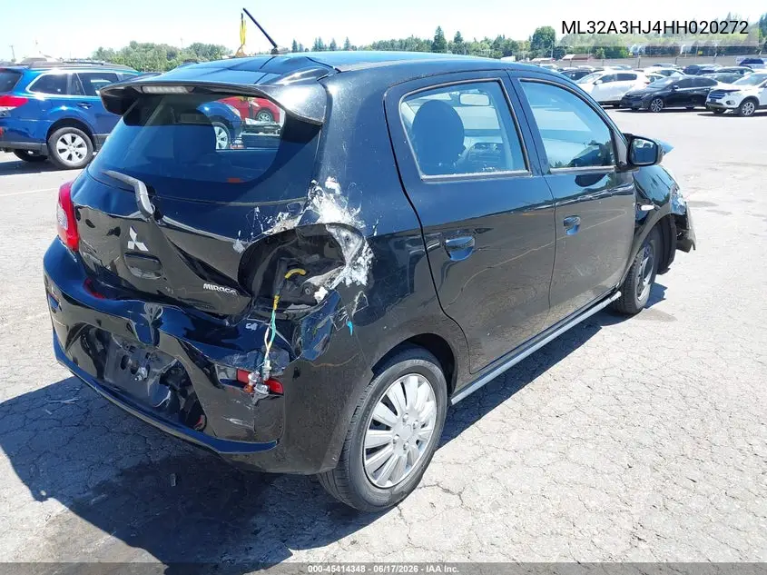 2017 Mitsubishi Mirage Es VIN: ML32A3HJ4HH020272 Lot: 45414348