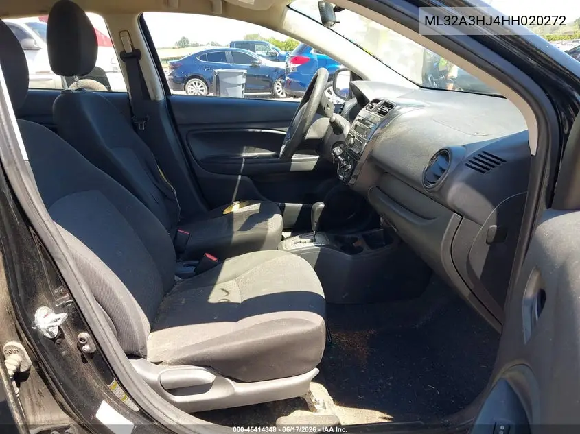 2017 Mitsubishi Mirage Es VIN: ML32A3HJ4HH020272 Lot: 45414348