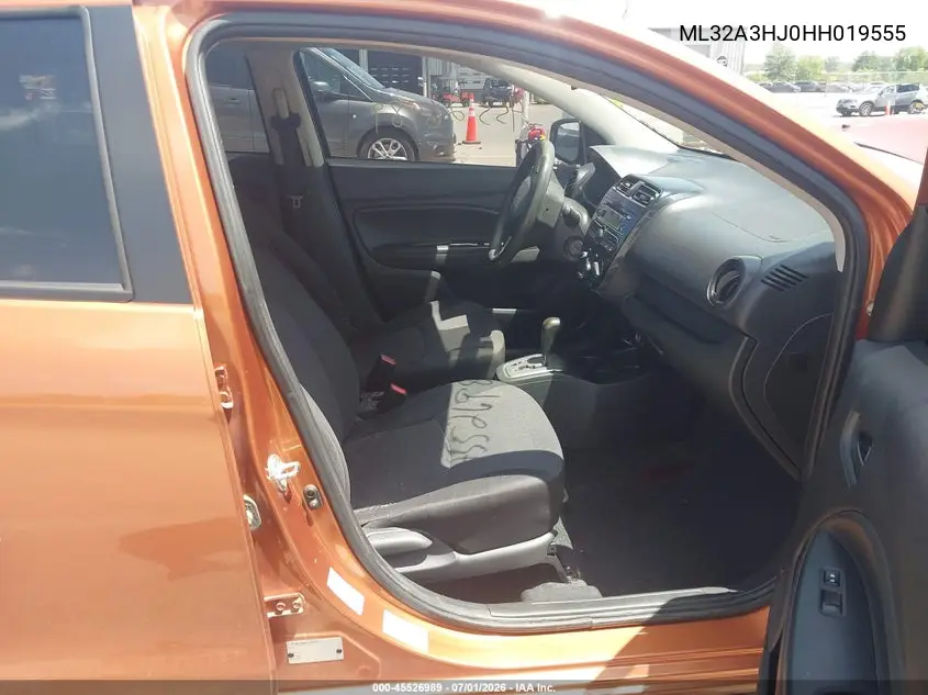 2017 Mitsubishi Mirage Es VIN: ML32A3HJ0HH019555 Lot: 45526989