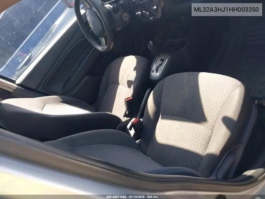 2017 Mitsubishi Mirage Es VIN: ML32A3HJ1HH003350 Lot: 45571065