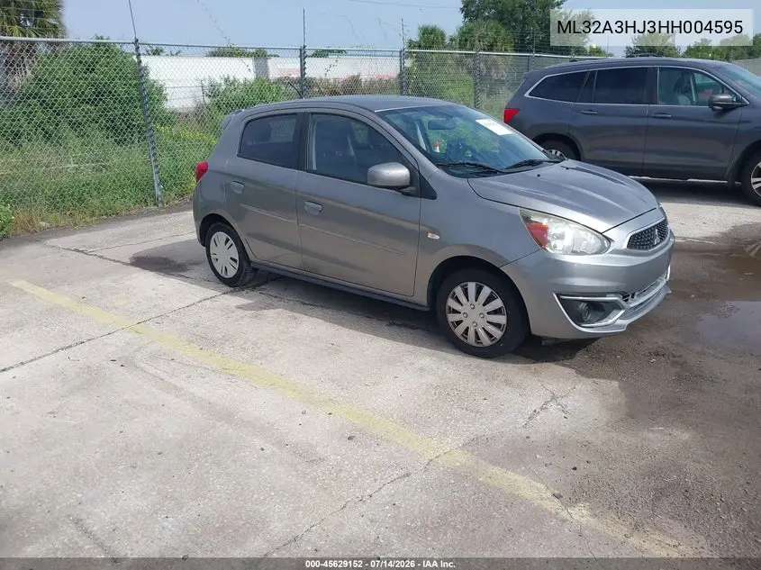 2017 Mitsubishi Mirage Es VIN: ML32A3HJ3HH004595 Lot: 45629152
